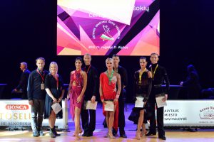 Lietuvos 10 šokių čempionato suaugusiųjų grupės medalininkai / GoodDance.eu nuotr.