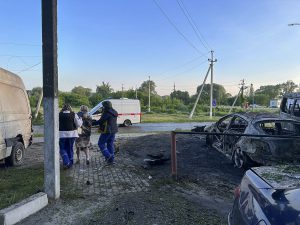 Rusijos kariuomenė tvirtina atmušusi reidus į Rusijos teritoriją. EPA-ELTA nuotr.