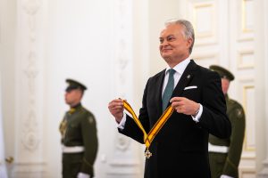 Valstybės apdovanojimų įteikimo ceremonija. ELTA / Orestas Gurevičius