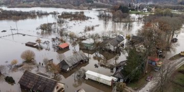 Potvynis Kretingoje. ELTA / Karolis Bakūnas