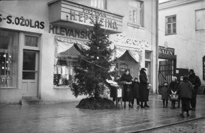 Vilniaus gatvė, Šiauliai. 1936 m., Fot. Kazimieras Skerstonas