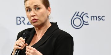 Danijos ministrė pirmininkė Mette Frederiksen. EPA-ELTA nuotr.